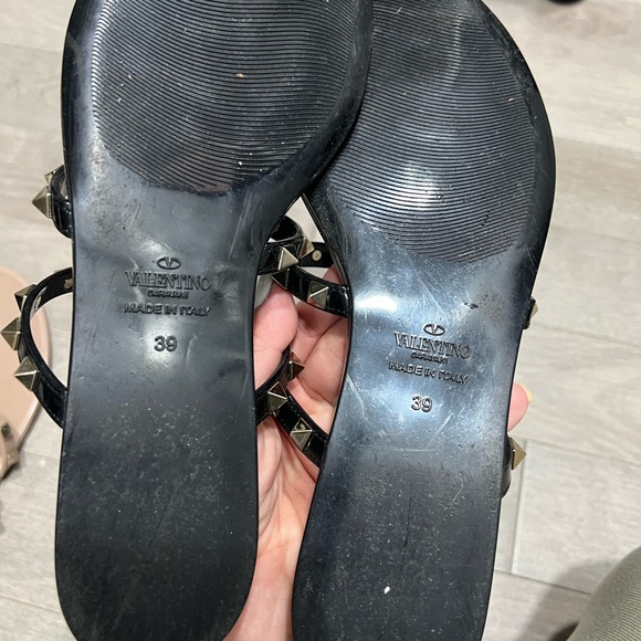 Valentino black sandal slides - Picture 4 of 5